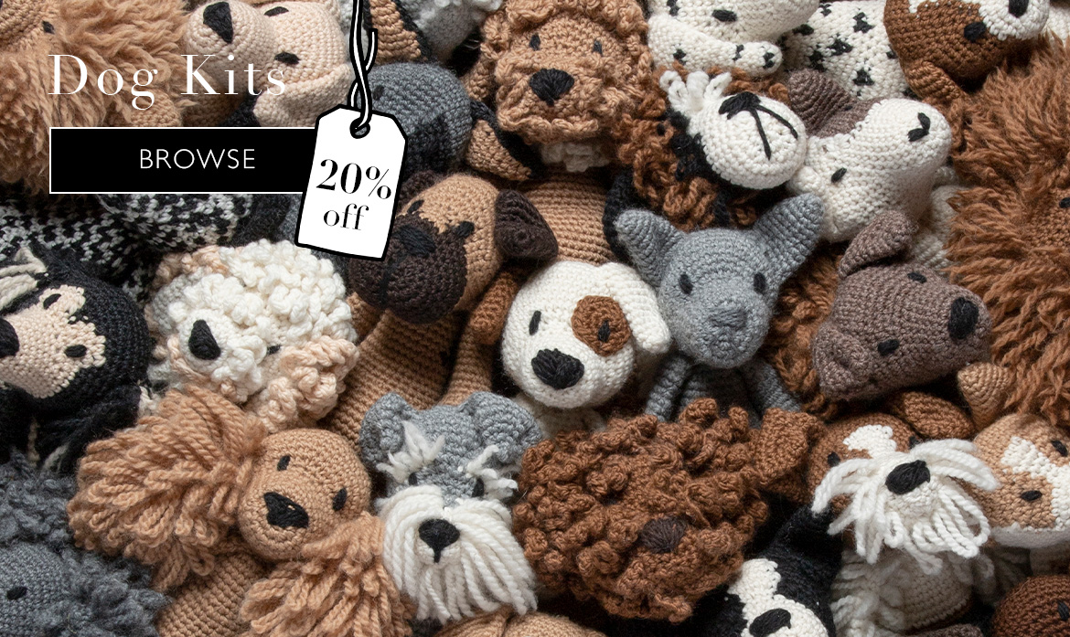 Dog kits crochet patterns sale toft